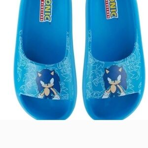 Sonic the Hedgehog Blue Kids Slip-On Sandals